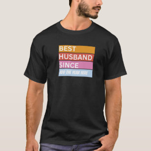 Personalized Custom Husband Wedding anniversary T-Shirt