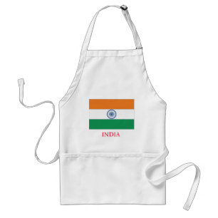 Personalized Custom India Flag Standard Apron
