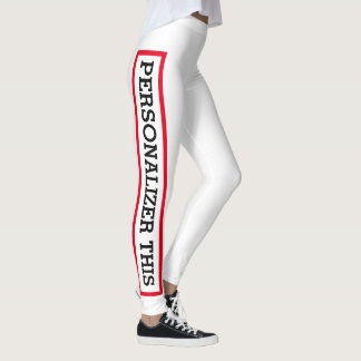 Personalized custom leggings with your phrase