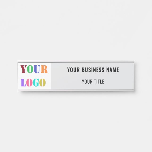 Personalized Custom Logo Business Name Door Sign (Front)