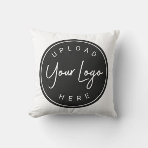 Personalized Custom Logo Business Throw Pillow