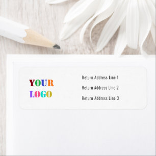 Personalized Custom Logo Return Address Labels