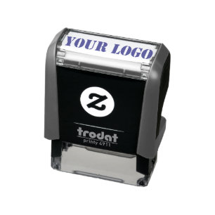 Personalized Custom Logo Self-inking Stamp Example