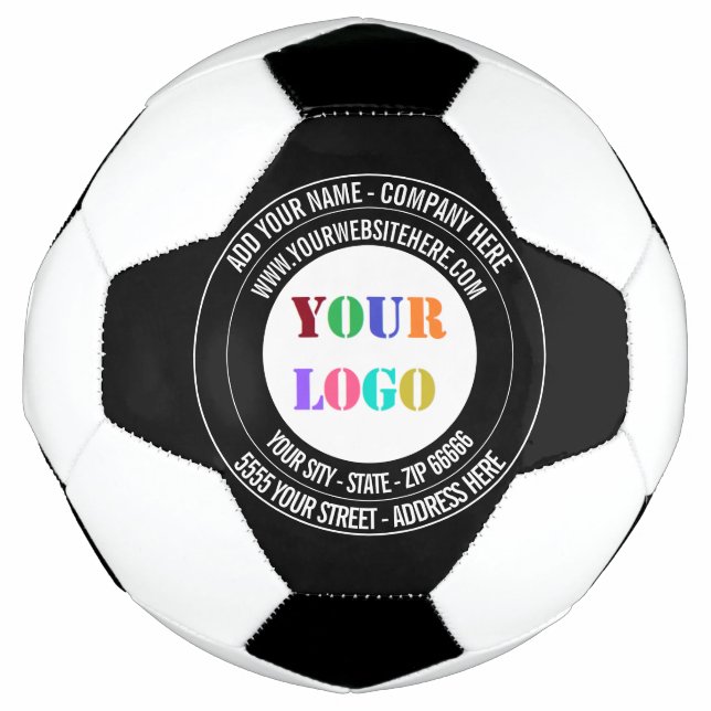 Personalized Custom Logo Text Branded Soccer Ball (Front)