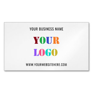 Personalized Custom Logo Text Promotional Company Magnetic Business Card