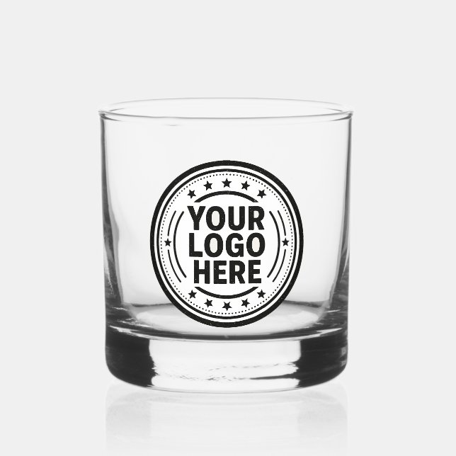 Personalized Custom Logo Whiskey Glass (Front)