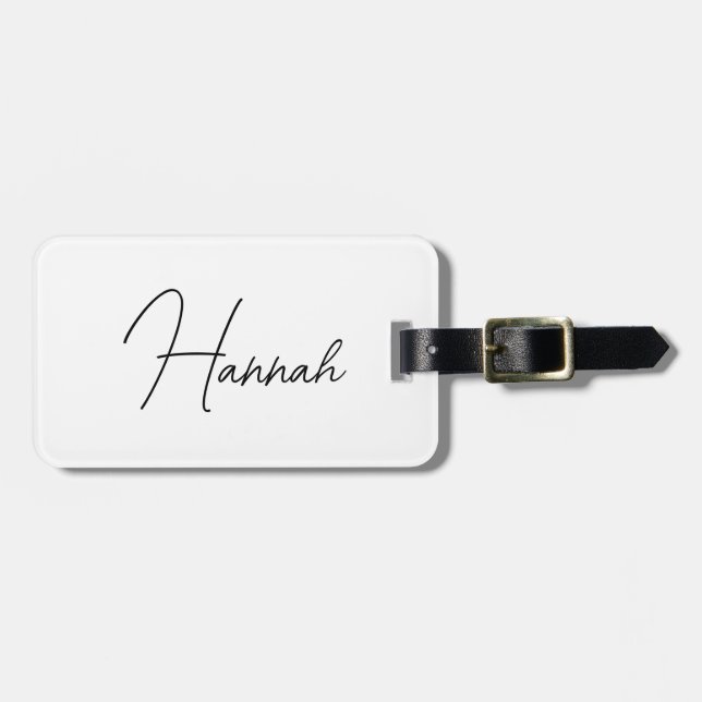 Personalized | Custom Luggage Tag|Bride Gift | Bri Tag (Front Horizontal)