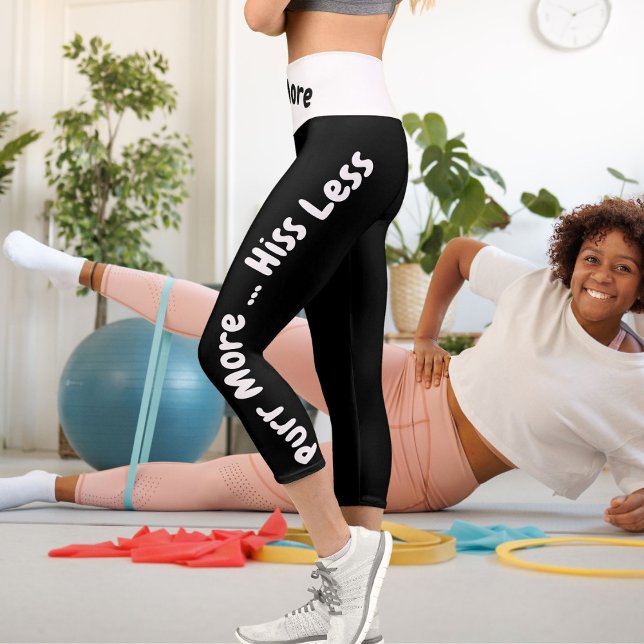 Personalized Custom Made Black High Waisted Capris (Creator Uploaded)