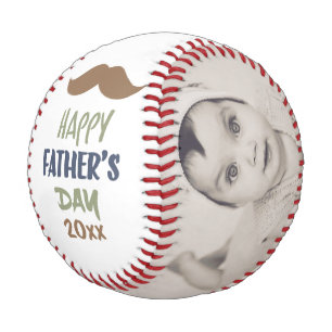 Personalized Custom Made Fathers Day Baseball