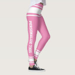 Personalized Custom Made Leggings<br><div class="desc">Easy to Personalize Custom Made leggings from Ricaso - add your own text - change the background colour and text colour and font by clicking on customize</div>