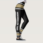 Personalized Custom Made Leggings<br><div class="desc">Easy to Personalize Custom Made leggings from Ricaso - add your own text - change the background colour and text colour and font by clicking on customize</div>