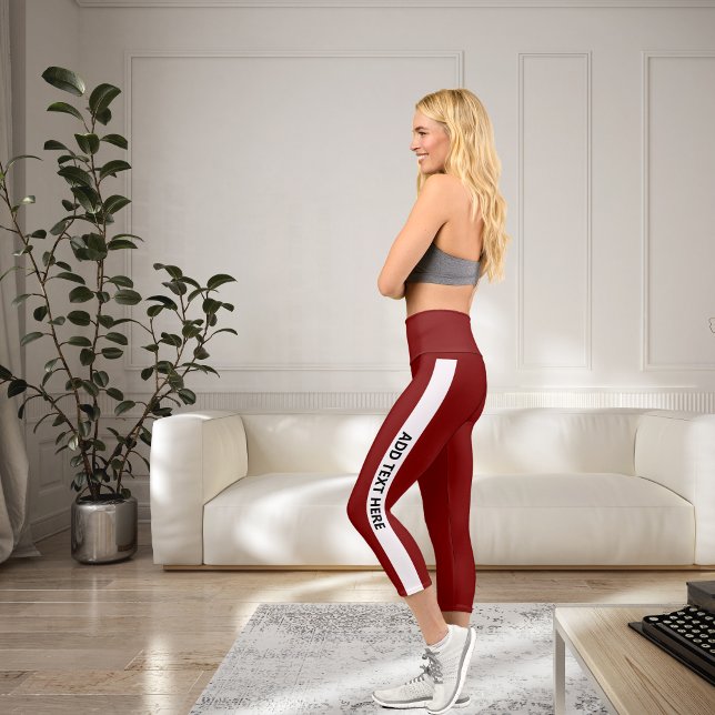 Personalized Custom Made Leggings– Create Your Own Capri Leggings (Personalized Custom Made Leggings– Create Your Own Capri Leggings)