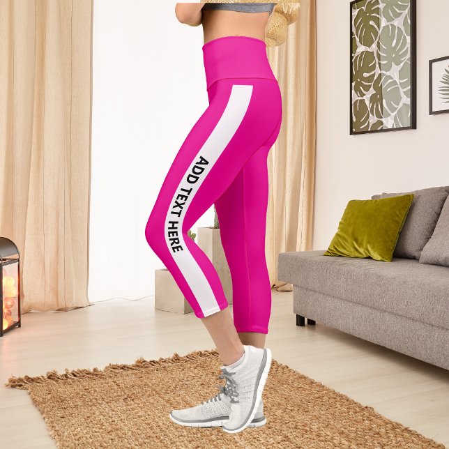 Personalized Custom Made Leggings– Create Your Own Capri Leggings (Personalized Custom Made Leggings– Create Your Own Capri Leggings)