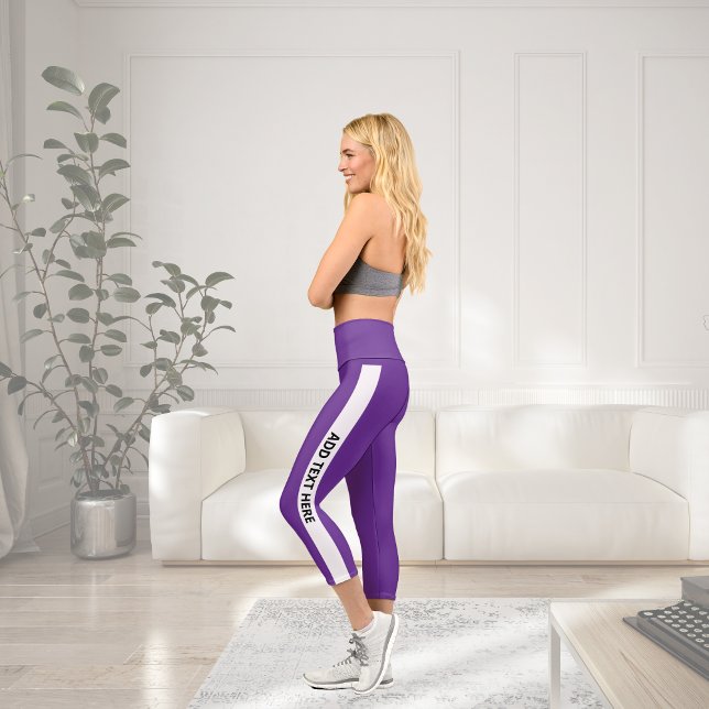 Personalized Custom Made Leggings– Create Your Own Capri Leggings (Personalized Custom Made Leggings– Create Your Own Capri Leggings)