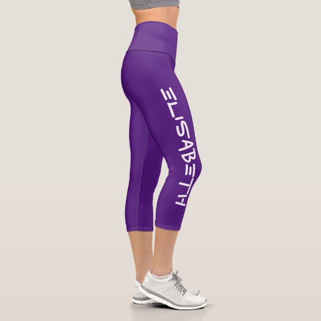 Personalized Custom Made - Template Elisabeth 1 Capri Leggings (Right)