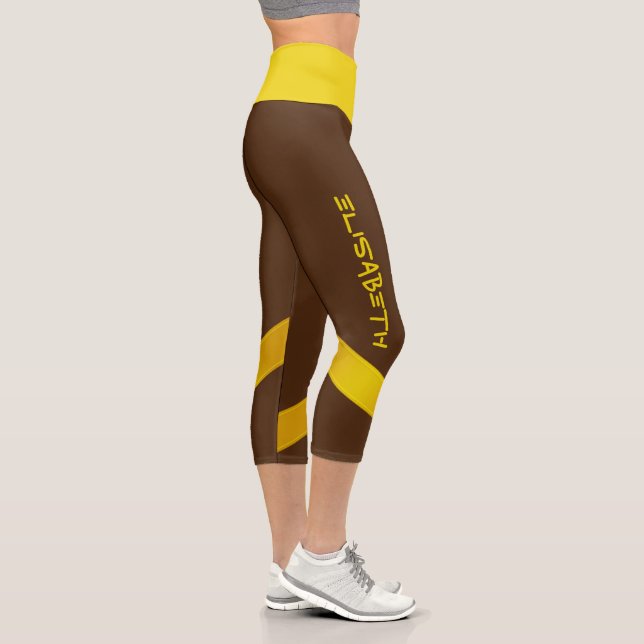 Personalized Custom Made - Template Elisabeth 3 Capri Leggings (Right)