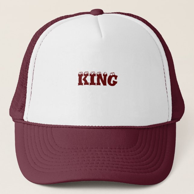 Personalized Custom Maroon Colour Trucker Hats Cap (Front)