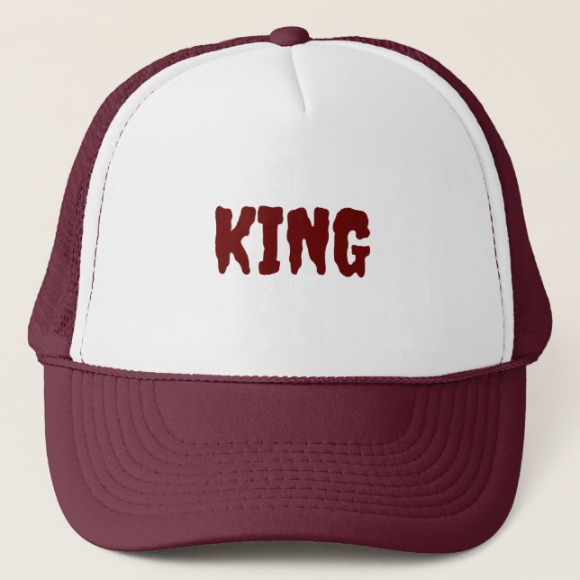 Personalized Custom Maroon Colour Trucker Hats Cap (Front)