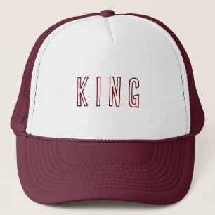 Personalized Custom Maroon Colour Trucker Hats Cap