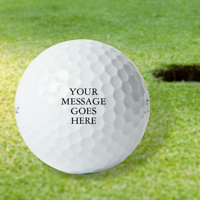 Personalized Custom Message Golf Balls (Creator Uploaded)