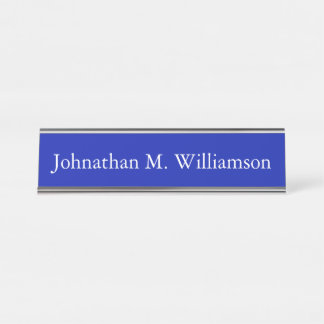 Personalized Custom Monogram Desk Name Plate