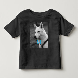 Personalized Custom Monogram Elegant Dog Pet Photo Toddler T-shirt