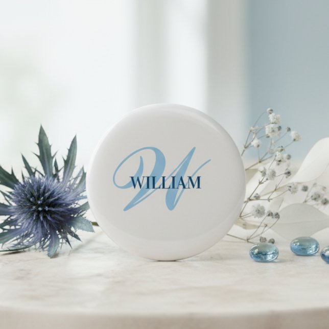 Personalized Custom Monogram Gift 1 Inch Round Button (Creator Uploaded)