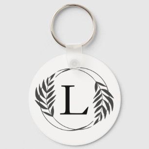 Personalized Custom Monogram Gift Keychain