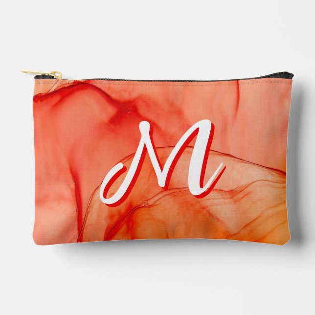 Personalized Custom Monogram Makeup and Accessory Pouch (Front)