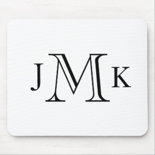 Personalized Custom Monogram  Mouse Pad