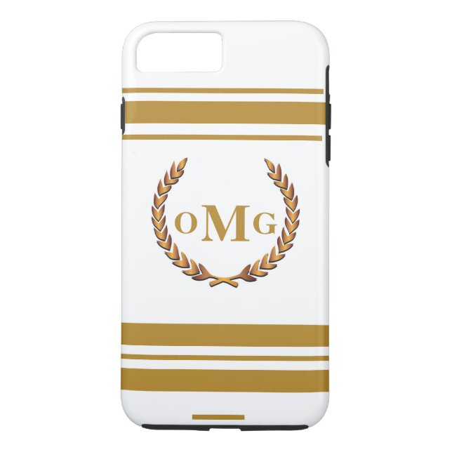Personalized Custom Monogrammed Logo Case-Mate iPhone Case (Back)
