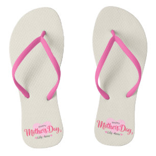 Personalized Custom Mother's Day   Flip Flops