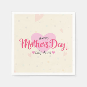 Personalized Custom Mother's Day   Napkin