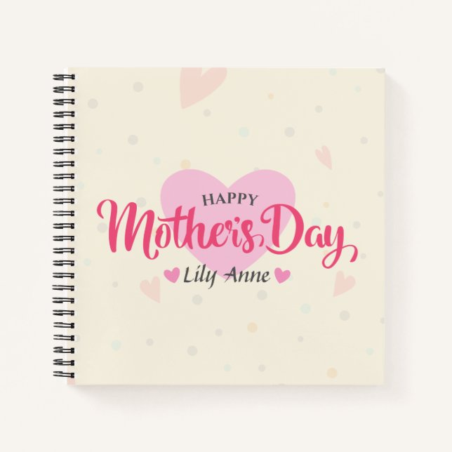 Personalized Custom Mother's Day | Notebook (Front)