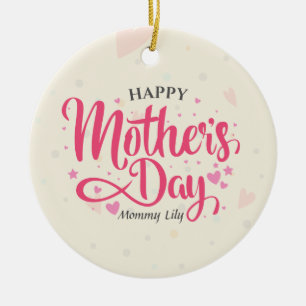 Personalized Custom Mother's Day   Ornament