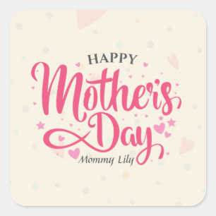 Personalized Custom Mother's Day Sticker