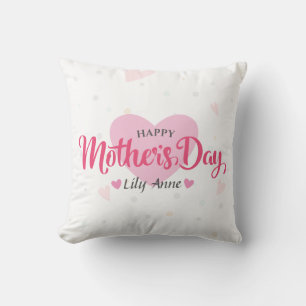 Personalized Custom Mother's Day   Throw Pillow