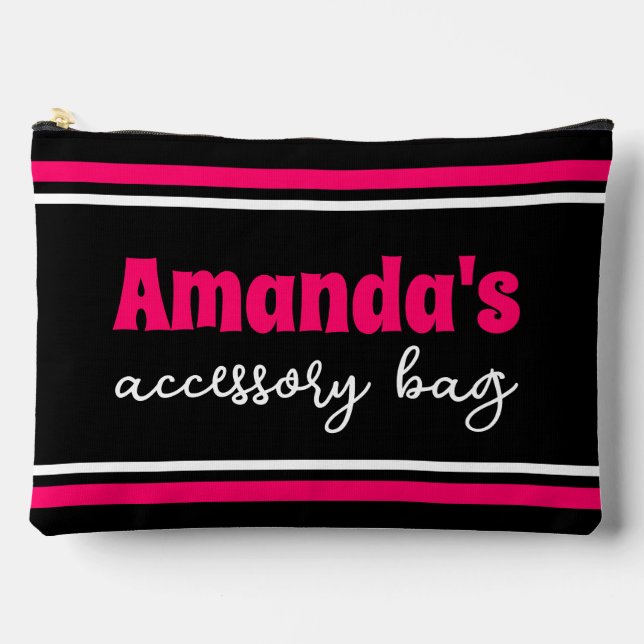 Personalized Custom Name Accessory Pouch (Front)