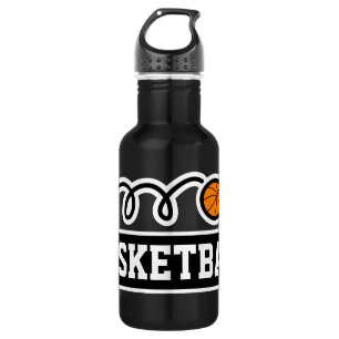 Personalized custom name basketball sports 532 ml water bottle