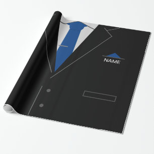Personalized Custom Name Business Wrapping Paper