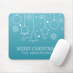 Personalized Custom Name Christmas   Mousepad