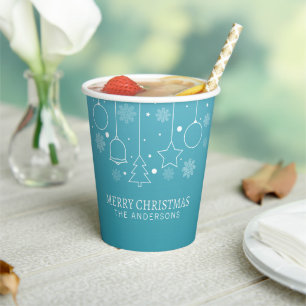 Personalized Custom Name Christmas   Paper Cup