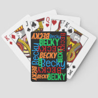 Personalized Custom Name Collage Colourful