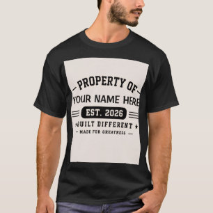 Personalized Custom Name Design – Minimal Modern T T-Shirt