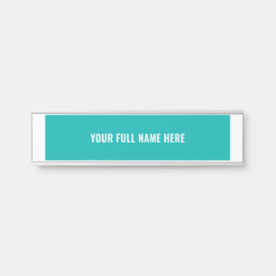 Personalized Custom Name Door Sign - Choose Colour