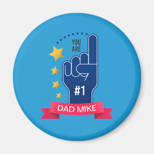 Personalized Custom Name Father's Day Magnet