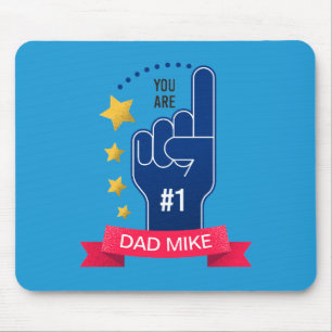 Personalized Custom Name Father's Day Mouse Pad