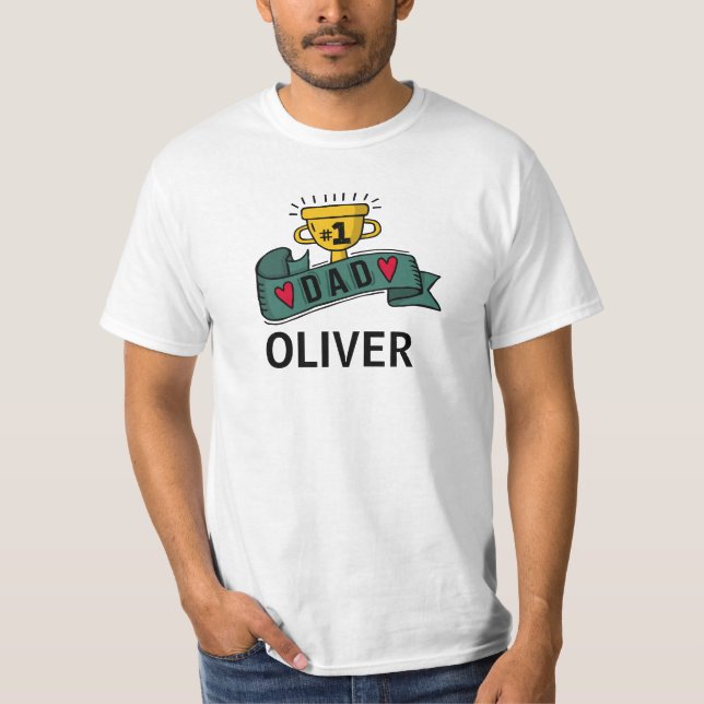 Personalized Custom Name Father's Day | Shirt (Front)