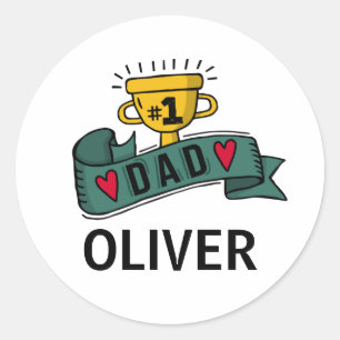 Personalized Custom Name Father's Day   Sticker