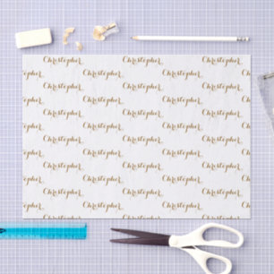 Personalized Custom Name Gift Tissue Paper